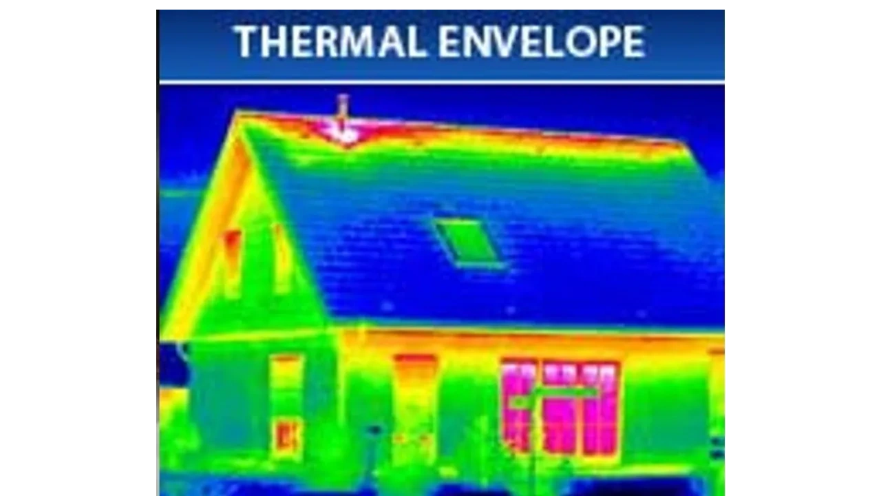 Thermal envelope house heat distribution